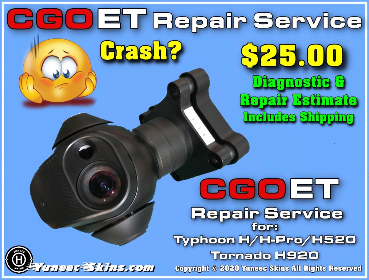 Yuneec CGOET Camera Repair Estimate Service
